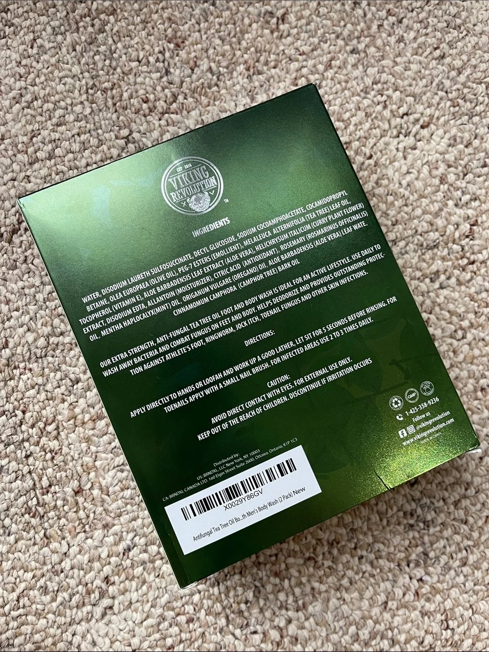 Viking Revolution Tea Tree Oil Foot & Body Wash